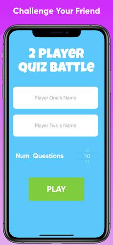 2 Player Quiz Captura de pantalla 0