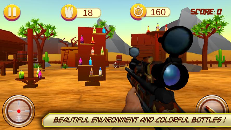 Bottle Shoot – Bottle Shooting Screenshot 1