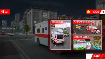 city ambulance game Скриншот 1
