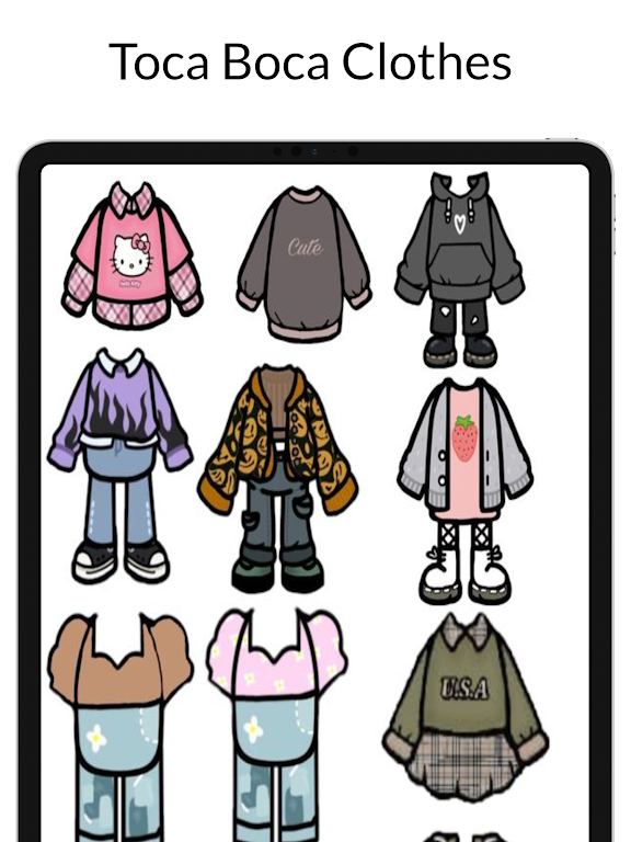 Toca Boca Clothes Ideas应用截图第2张