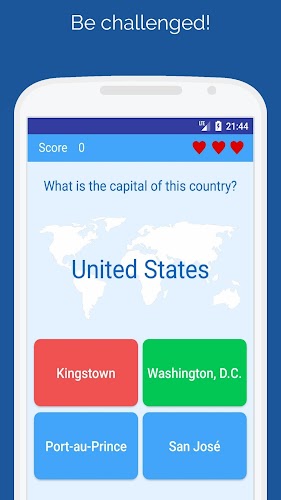 Capitals of the countries Quiz 螢幕截圖 1