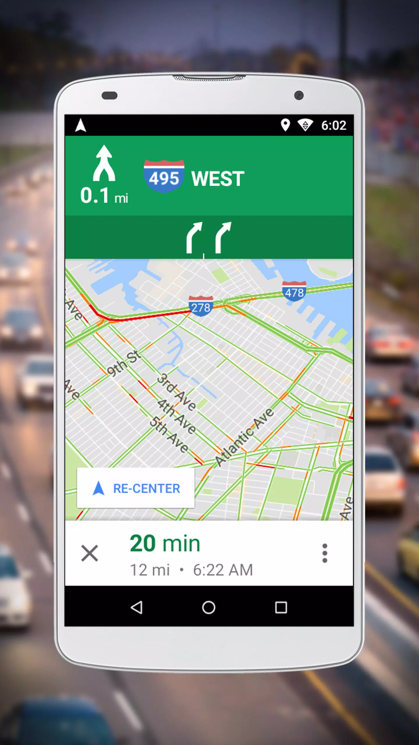 Schermata Navigation for Google Maps Go 2