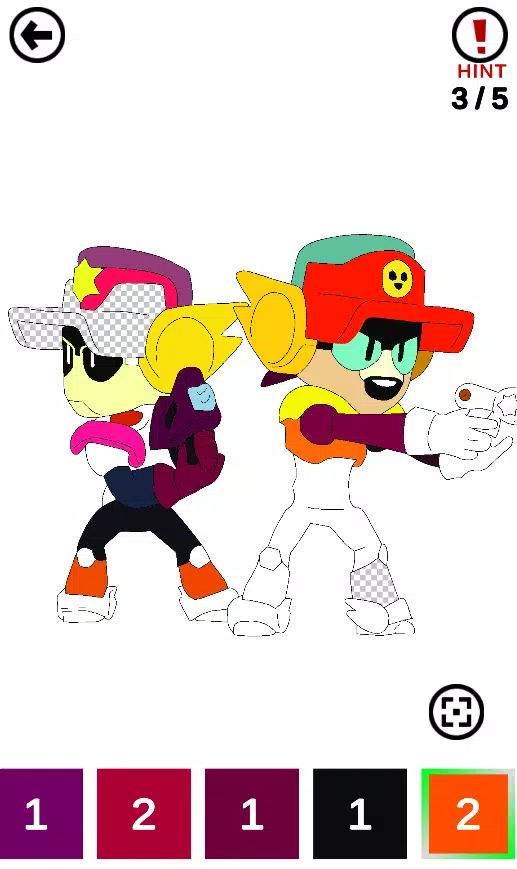 Brawl Stars Coloring Book Captura de pantalla 1