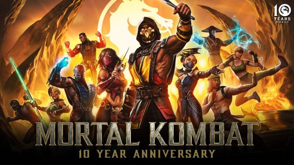 Mortal Kombat mobile segna il decimo anniversario con nuovi diamanti, personaggi d'oro