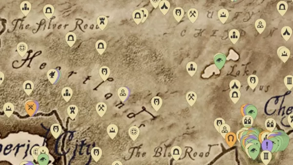 Oblivion Cyrodiil Interactive Map