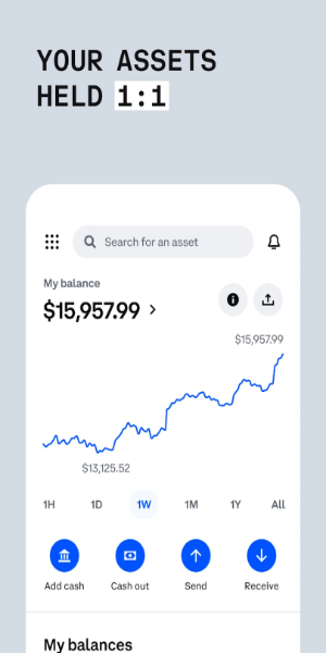 Coinbase: Buy Bitcoin & Ether Captura de pantalla 1