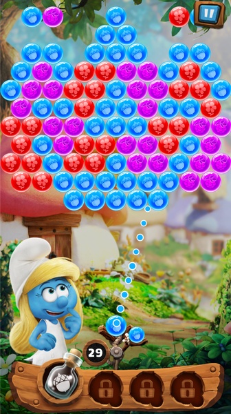 Smurfs Bubble Story Zrzut ekranu 1