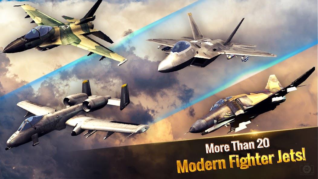 Ace Fighter: Modern Air Combat Mod Tangkapan skrin 2