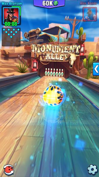 Bowling Crew — 3D bowling game Mod ဖန်သားပြင်ဓာတ်ပုံ 0