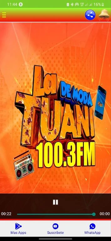 Radio la Tuani - 100.3 FM Ảnh chụp màn hình 1