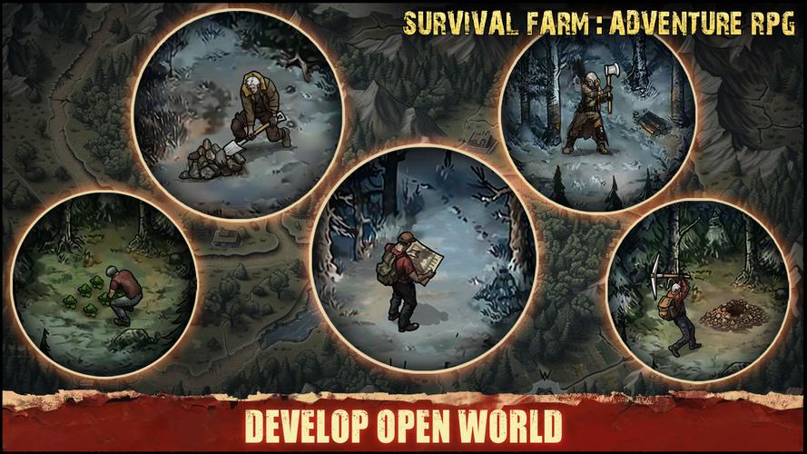 Survival Farm: Adventure RPG ภาพหน้าจอ 0