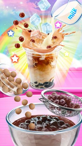 Unicorn Bubble Tea - Icy Drink Скриншот 2