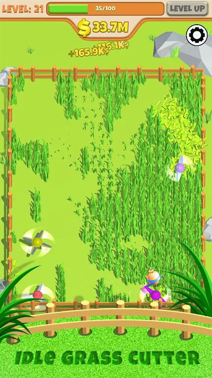 Idle Grass Cutter Mod Zrzut ekranu 0