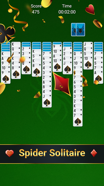 Free spider solitaire - classic solitaire ภาพหน้าจอ 0