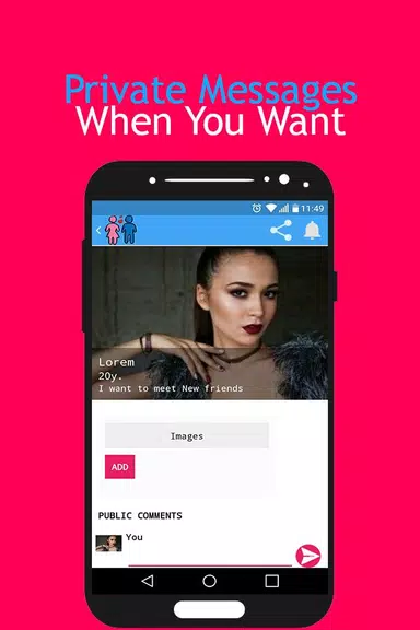 Teen Chat Room: Teen Dating App - Meet Teenagers স্ক্রিনশট 1