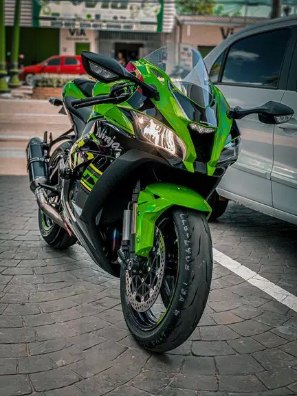 Kawasaki Ninja ZX10r Wallpaper স্ক্রিনশট 0