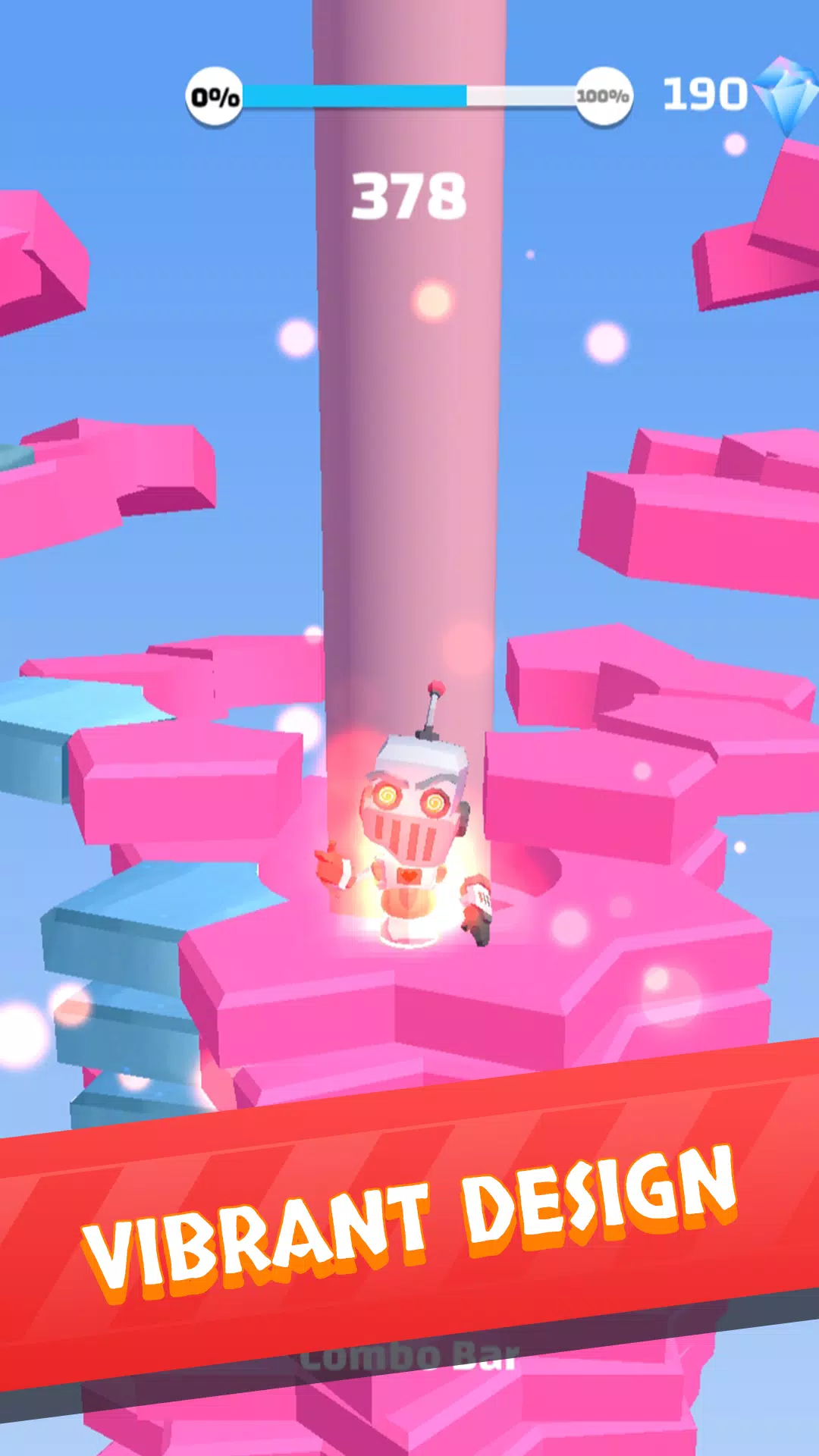 Helix Stack Jump: Smash Balle Capture d'écran 2