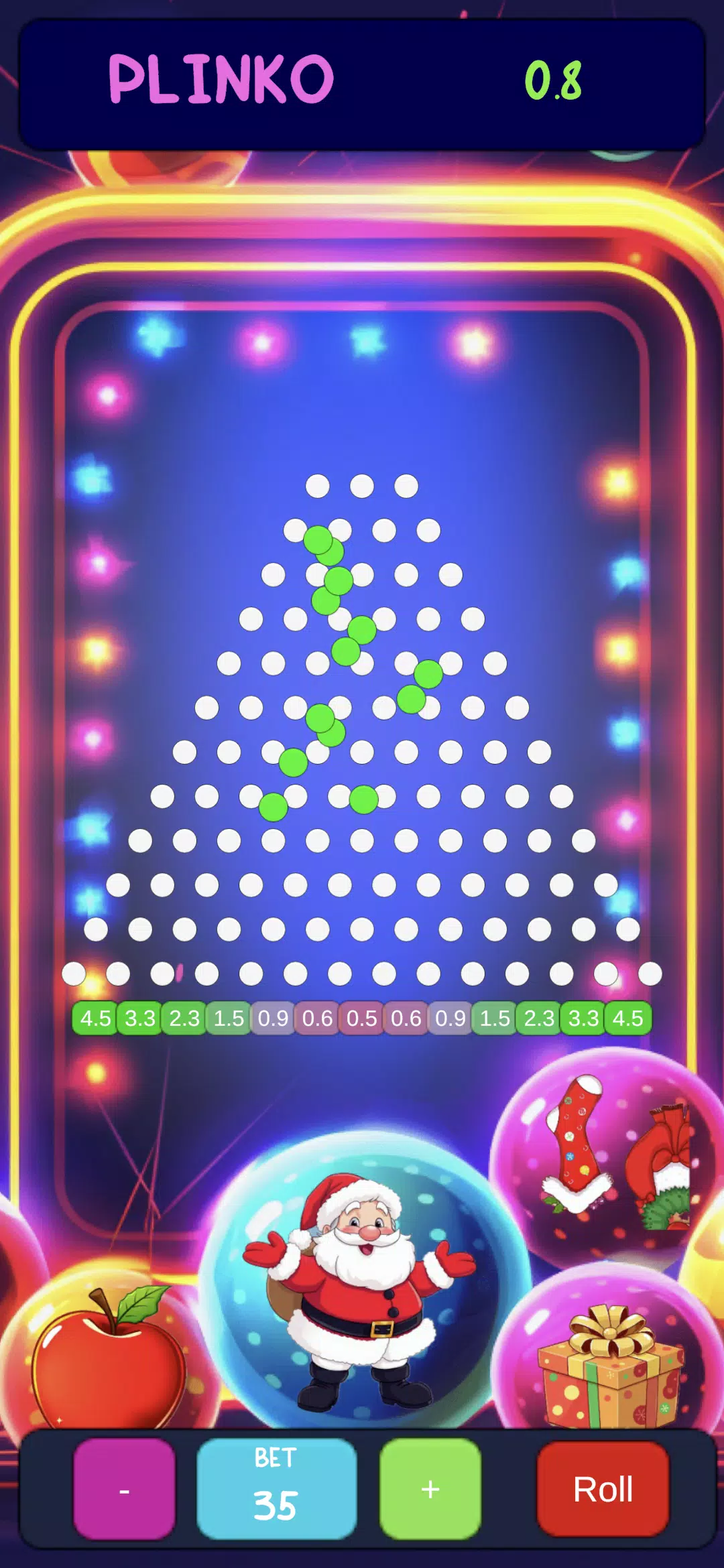 Christmas Plinko Fight ဖန်သားပြင်ဓာတ်ပုံ 2