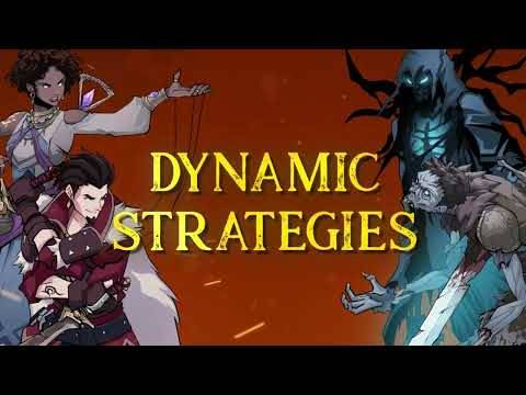Gordian Quest gameplay footage showcasing card battles