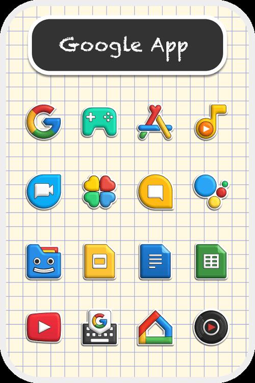 Poppin icon pack ဖန်သားပြင်ဓာတ်ပုံ 0