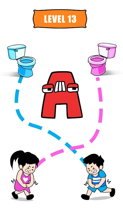 Path To Toilet - Draw The Line ภาพหน้าจอ 1