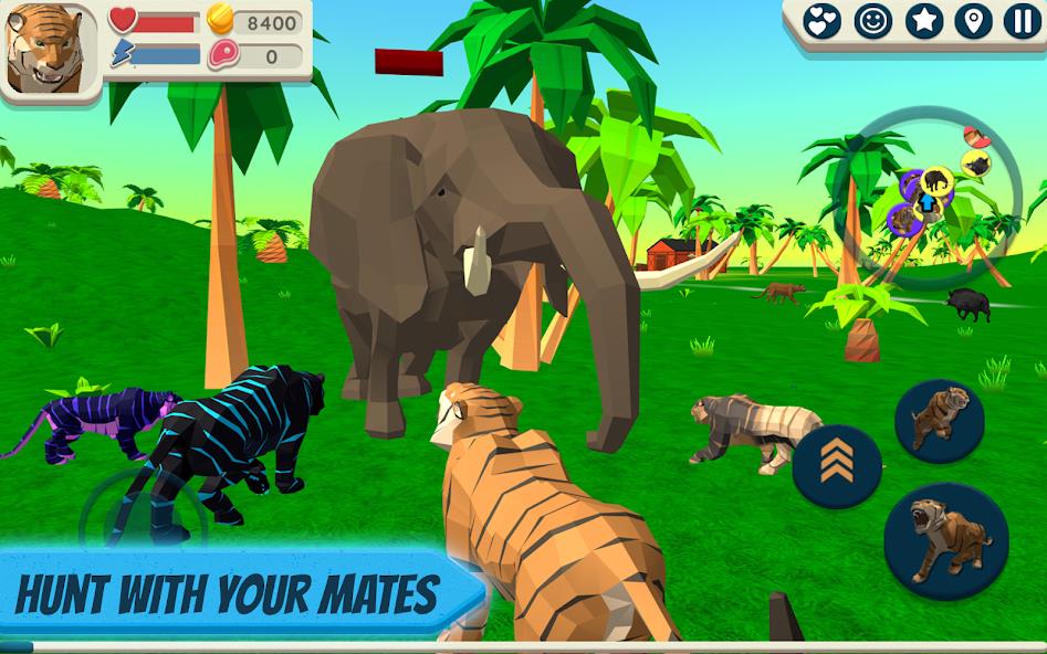 Tiger Simulator 3D Mod ဖန်သားပြင်ဓာတ်ပုံ 2