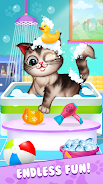 Baby Cat DayCare: Kitty Game ဖန်သားပြင်ဓာတ်ပုံ 0