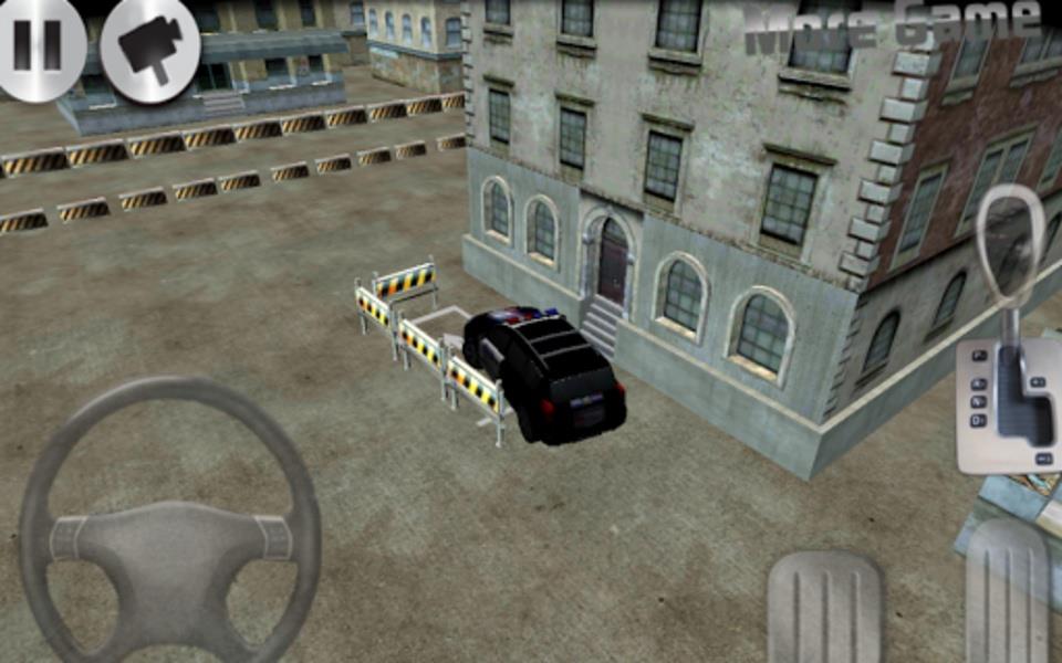 3D police car parking Zrzut ekranu 0