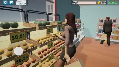 Supermarket Manager Simulator ဖန်သားပြင်ဓာတ်ပုံ 1