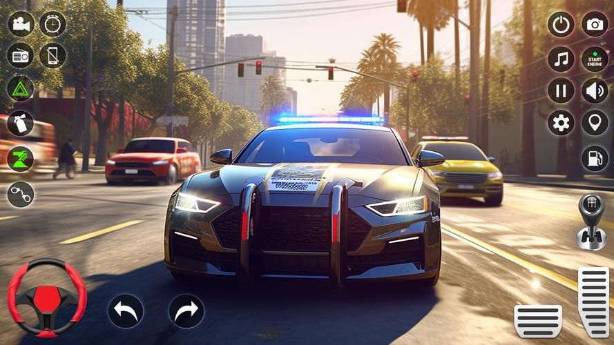 Cop Car Parking: Driving Games Schermafbeelding 1