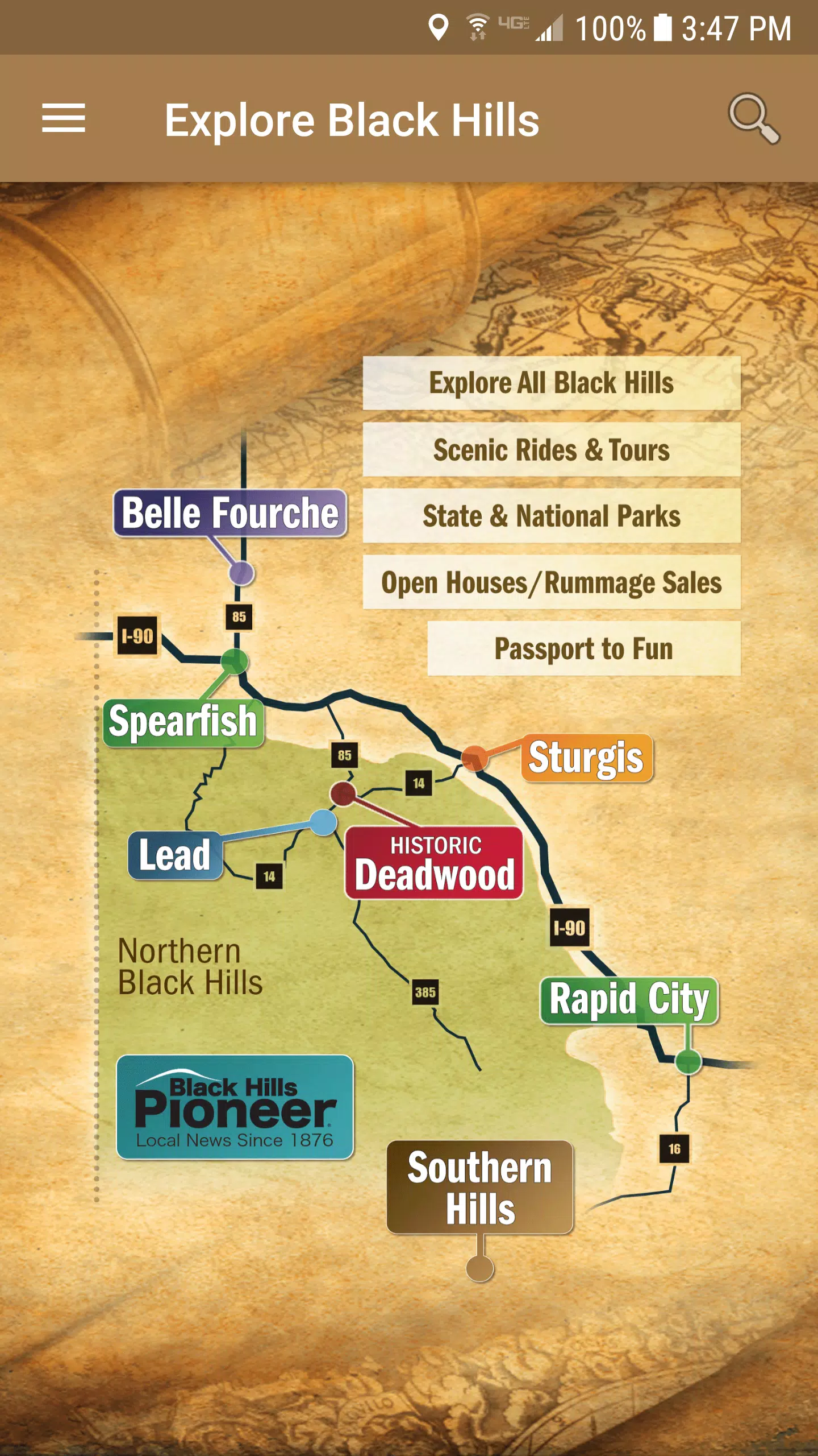 Explore Black Hills 螢幕截圖 0