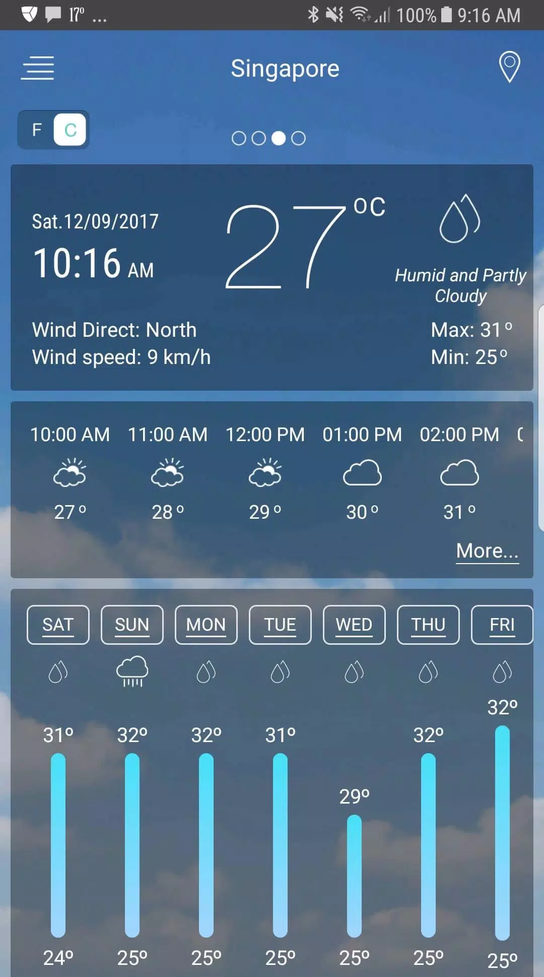 Schermata Weather app 0