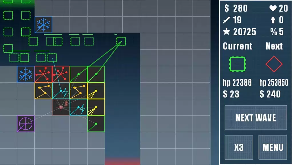 Laser Tower Defense Tangkapan skrin 2