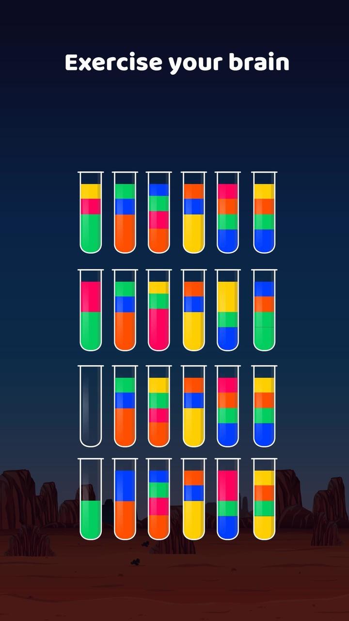 Liquid Sort Puzzle ဖန်သားပြင်ဓာတ်ပုံ 0