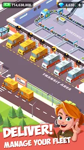 Idle Courier Tycoon 스크린샷 2