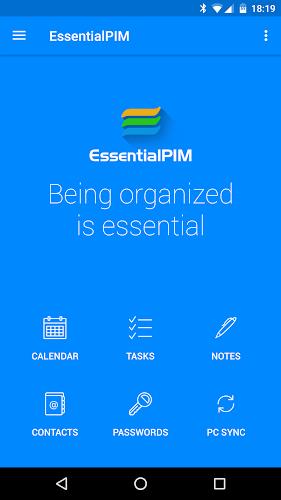 EssentialPIM - Your Organizer Скриншот 0