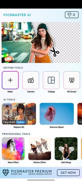 PicsMaster Photo Editor Pro Ảnh chụp màn hình 0