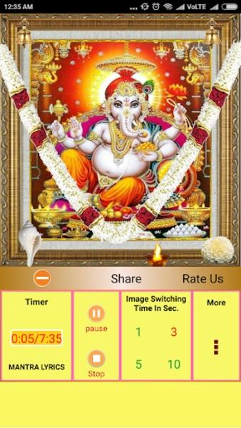 Powerful Ganesh Mantra Schermafbeelding 0