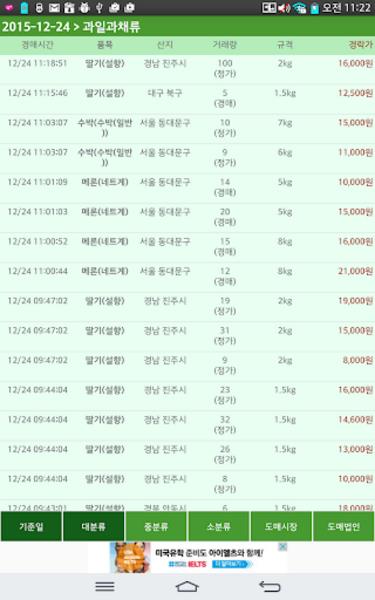 실시간 경매정보 스크린샷 1