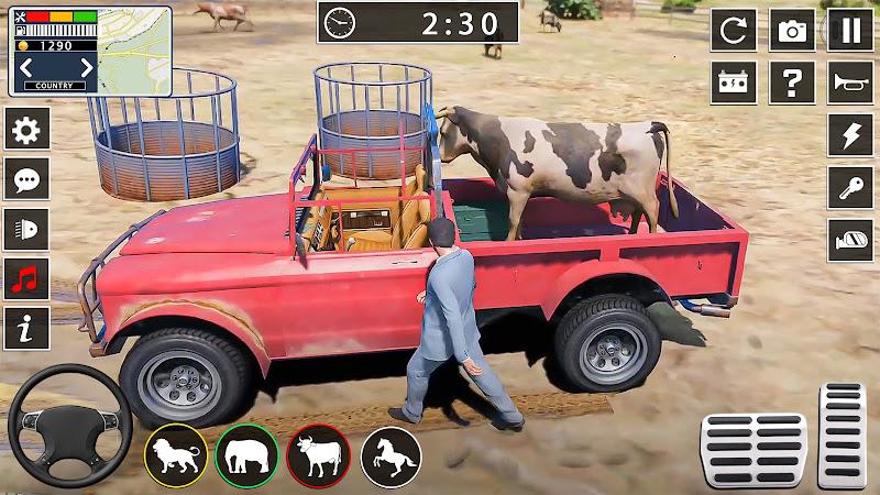 Animal transport truck games Скриншот 1