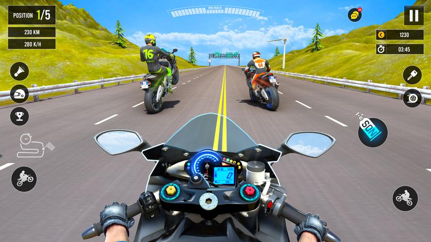 Moto Traffic Bike Race Game 3d Captura de pantalla 0
