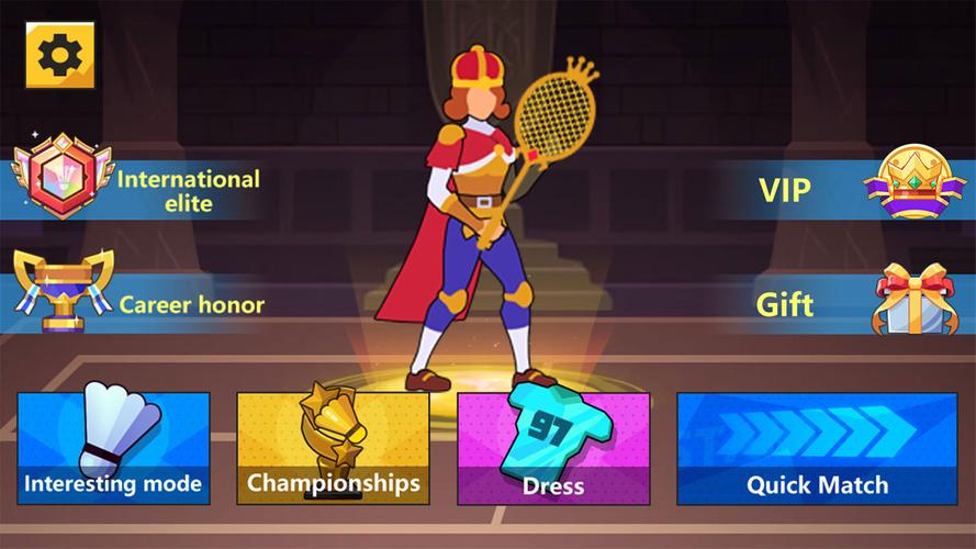 Schermata Badminton Hero-Championship 0