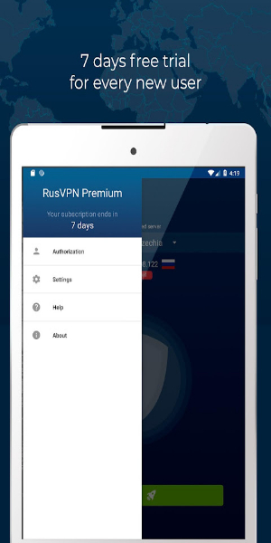Fast VPN proxy servers with no logs - RUSVPN Capture d'écran 2