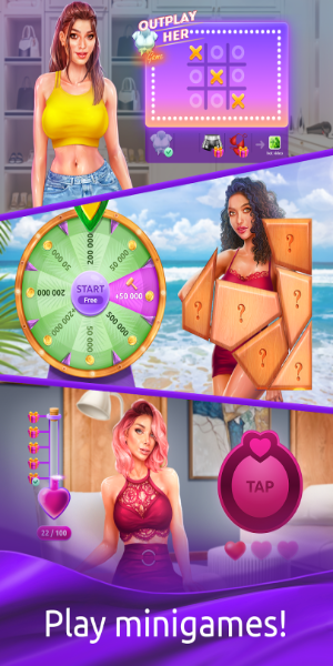 Girls & City: spin the bottle スクリーンショット 2