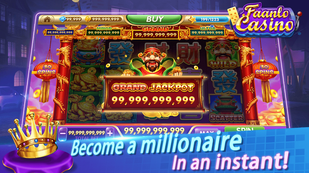 Faanlo Casino - 3D Domino Gaple Slots Online স্ক্রিনশট 1