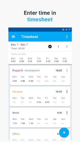 Clockify — Time Tracker স্ক্রিনশট 3