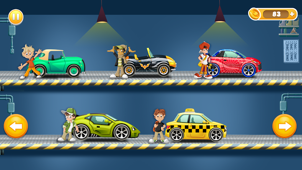 Uphill Races Car Game For Boys スクリーンショット 3