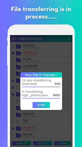 Transfer phone to SD Card – Fi スクリーンショット 3