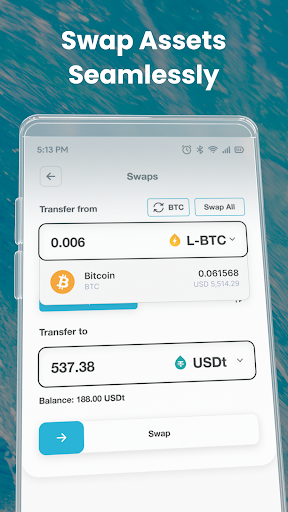 AQUA Wallet Captura de tela 3