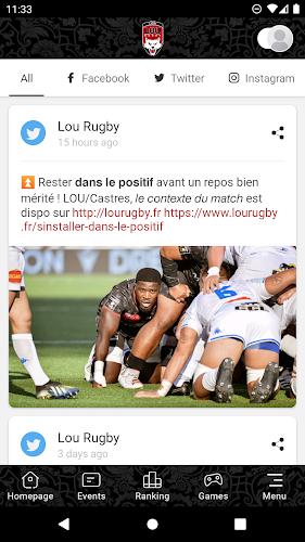 LOU Rugby Скриншот 2